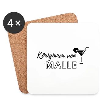 Königinnen von Malle - Untersetzer (4er-Set) - Weiß - Vorne