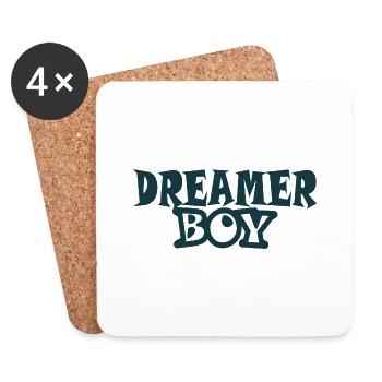 DREAMER BOY - Dessous de verre (lot de 4) - blanc - Devant
