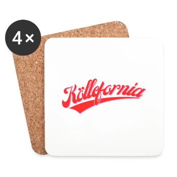 K Ö L L E F O R N I A - Untersetzer (4er-Set) - Weiß - Vorne