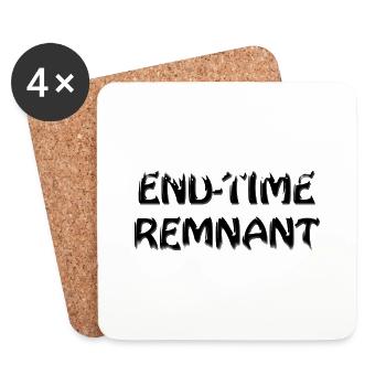 End-time Remnant - Coasters (set of 4) - white - Front