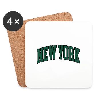 New York - Coasters (set of 4) - white - Front