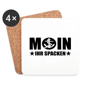 moin - Untersetzer (4er-Set) - Weiß - Vorne