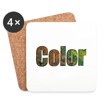 Color - Coasters (set of 4) - white - Front