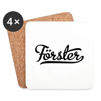 Förster - Untersetzer (4er-Set) - Weiß - Vorne