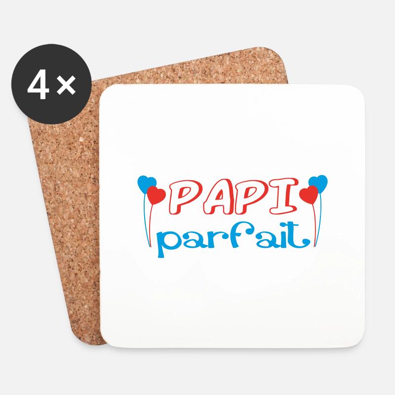 Perfect PAPI - Coasters (set of 4) - white