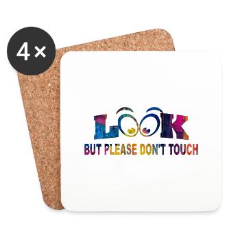 Stay Strong Positive Quote Cute Love Positivity - Coasters (set of 4) - white - Front