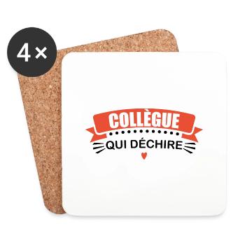 Colleague who rocks - Coasters (set of 4) - white - Front