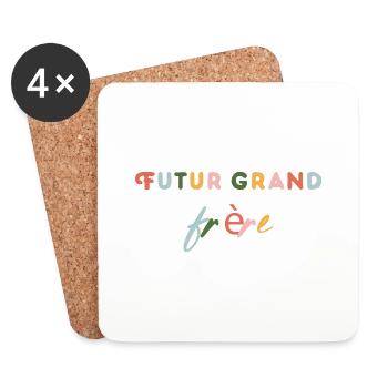 Future big brother - future big brother announcement - Coasters (set of 4) - white - Front