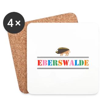 Eberswalde - Untersetzer (4er-Set) - Weiß - Vorne