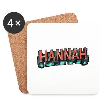 :: Hannah :: - Untersetzer (4er-Set) - Weiß - Vorne
