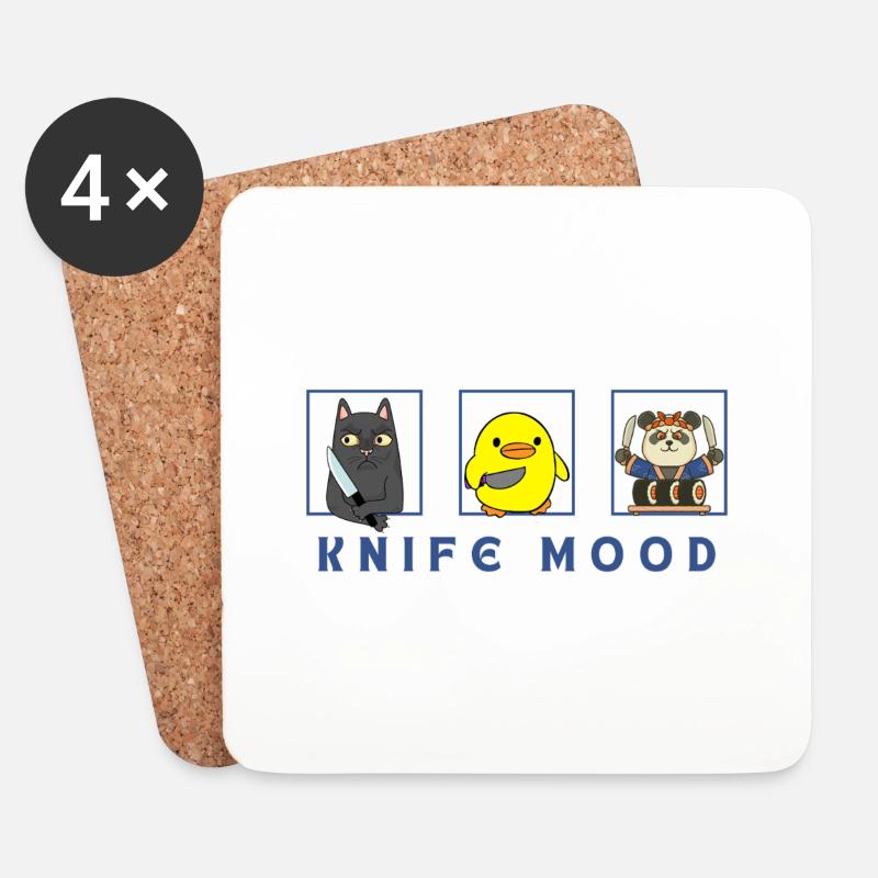 Mood - Untersetzer (4er-Set) - Weiß
