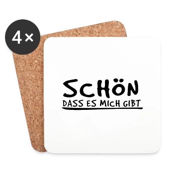 Schoen - Untersetzer (4er-Set) - Weiß - Vorne