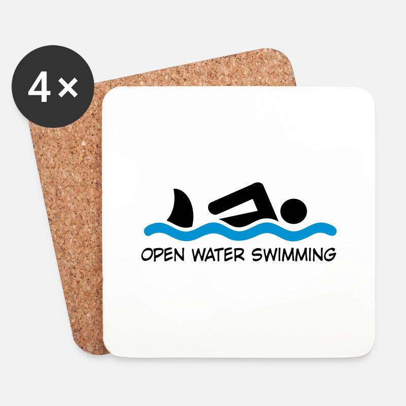 openwater - Untersetzer (4er-Set) - Weiß