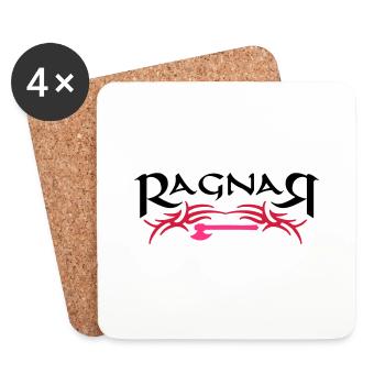Ragnar_1 - Untersetzer (4er-Set) - Weiß - Vorne