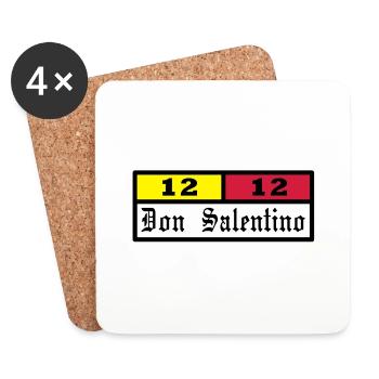 Don Salentino12 Rettangolo by Fantomissimo - Untersetzer (4er-Set) - Weiß - Vorne