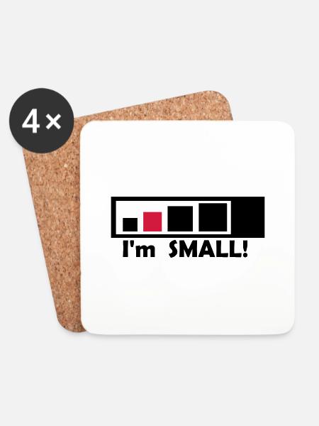 small_geocacher - Untersetzer (4er-Set) - Weiß