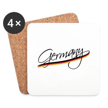 Germany - Coasters (set of 4) - white - Front