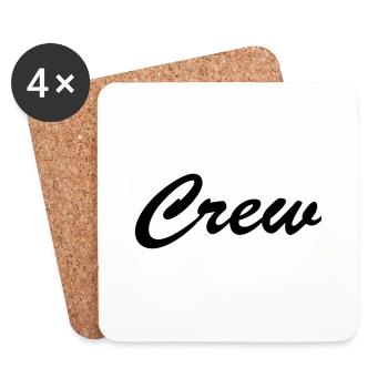crew - Dessous de verre (lot de 4) - blanc - Devant