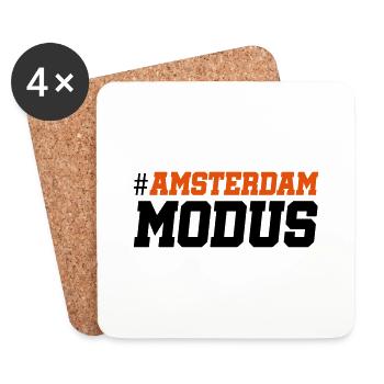 amsterdam modus - Untersetzer (4er-Set) - Weiß - Vorne