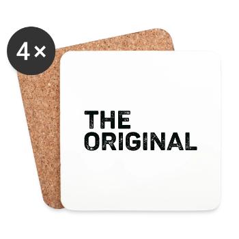 Father Son Partnerlook The Original The Remix - Coasters (set of 4) - white - Front