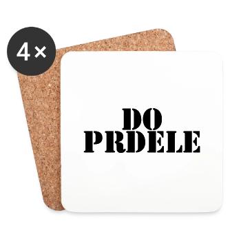 Czech saying Czech language - Coasters (set of 4) - white - Front
