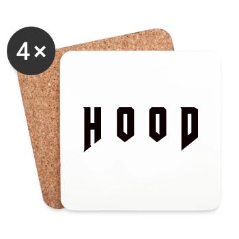Hood - Coasters (set of 4) - white - Front
