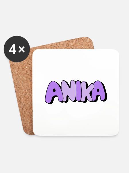 Anika - Untersetzer (4er-Set) - Weiß