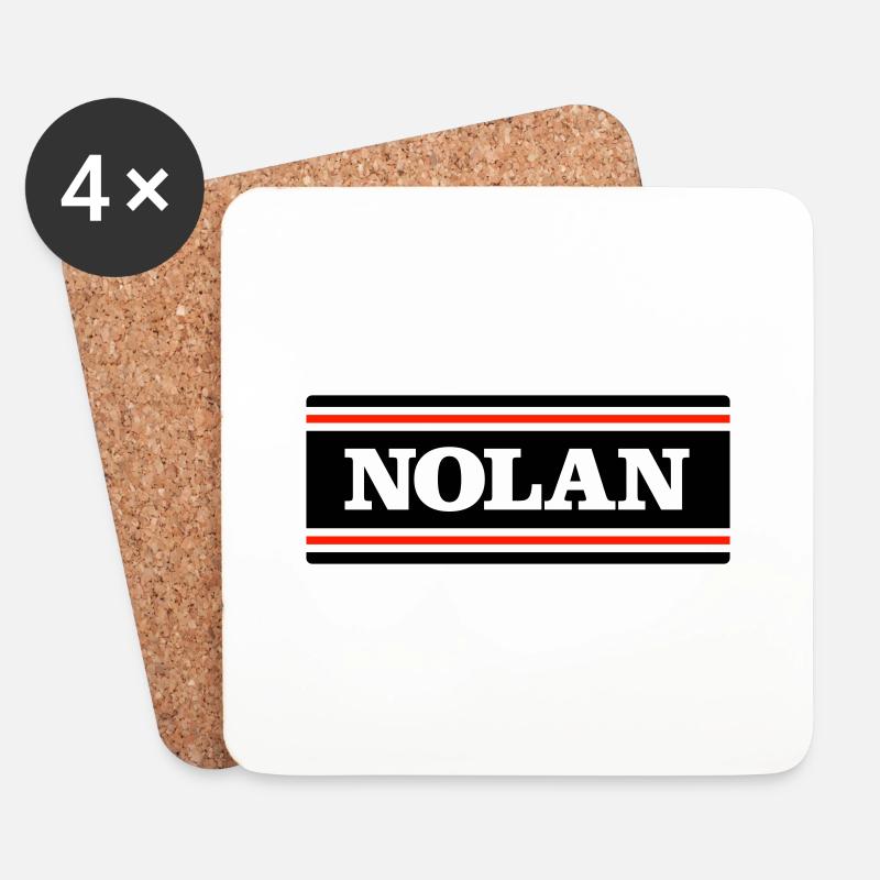 NOLAN - Coasters (set of 4) - white