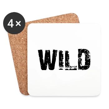Wild - Coasters (set of 4) - white - Front