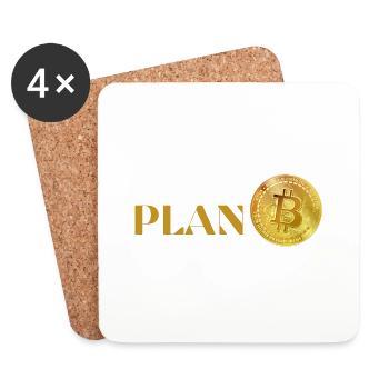 PLAN B - Untersetzer (4er-Set) - Weiß - Vorne