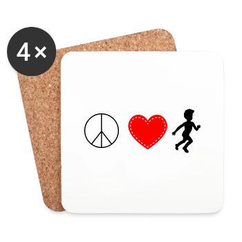Florist Flower Plant Nature Gardener - Coasters (set of 4) - white - Front