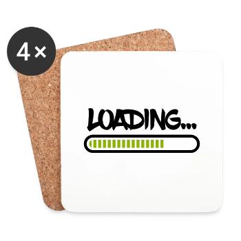 Loading - Coasters (set of 4) - white - Front