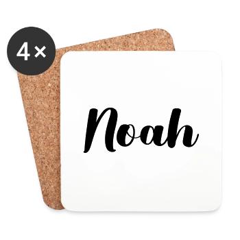 Noah - Coasters (set of 4) - white - Front