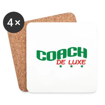 COACH DE LUXE - Dessous de verre (lot de 4) - blanc - Devant