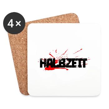 Half time - Coasters (set of 4) - white - Front