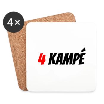 4 Kampé - Untersetzer (4er-Set) - Weiß - Vorne