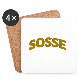 Sosse Forever - Coasters (set of 4) - white - Front