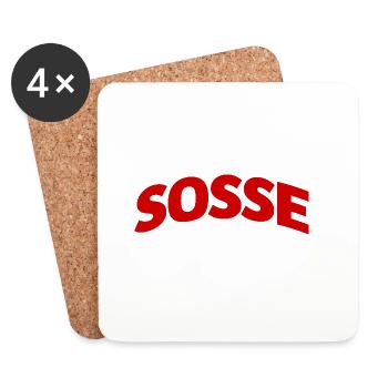 Sosse Forever - Coasters (set of 4) - white - Front