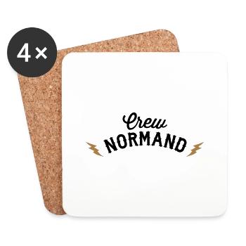 United Normandy - Dessous de verre (lot de 4) - blanc - Devant