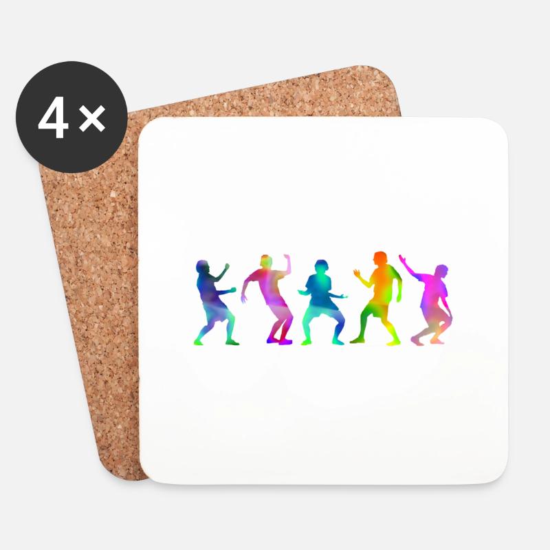 dance - Untersetzer (4er-Set) - Weiß