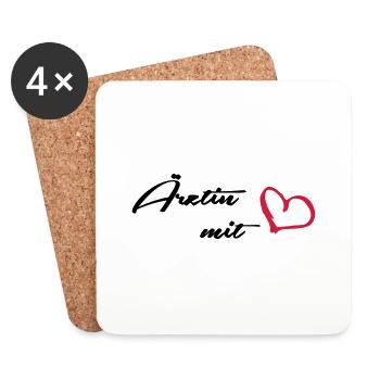 doctor - Coasters (set of 4) - white - Front