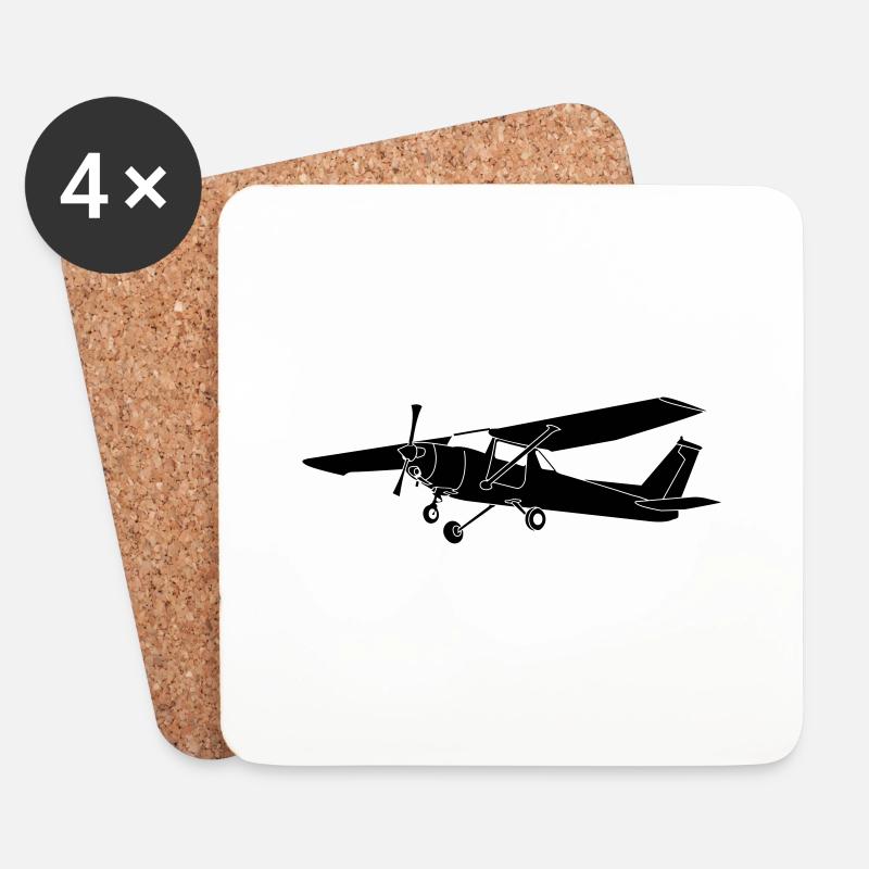 cessna152 - Untersetzer (4er-Set) - Weiß