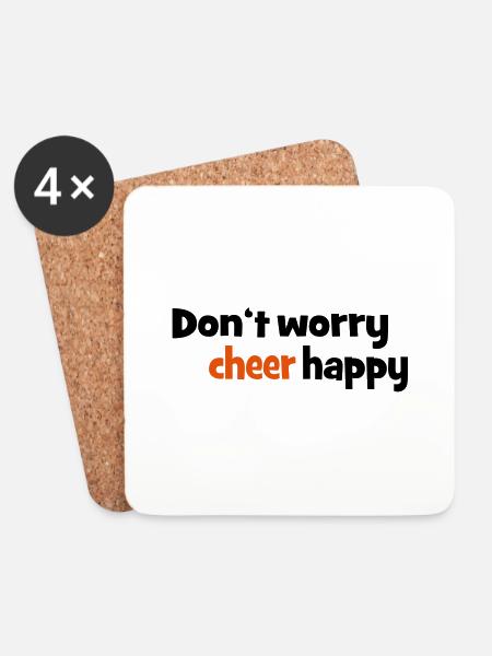 cheerleader - Untersetzer (4er-Set) - Weiß