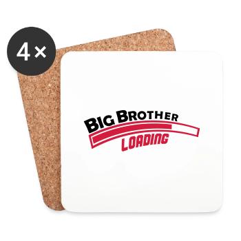 big_brother_loading_002 - Coasters (set of 4) - white - Front