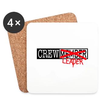 Crew Member - Untersetzer (4er-Set) - Weiß - Vorne
