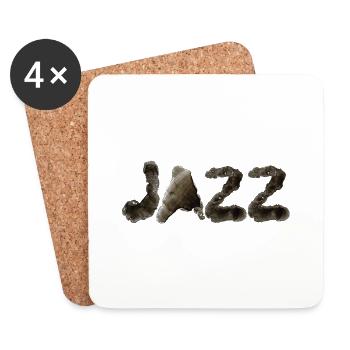 Jazz - Coasters (set of 4) - white - Front