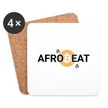 Afrobeat - Untersetzer (4er-Set) - Weiß - Vorne