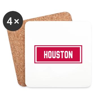 Houston - Untersetzer (4er-Set) - Weiß - Vorne