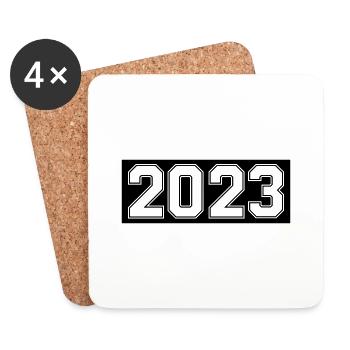 2023 - Coasters (set of 4) - white - Front