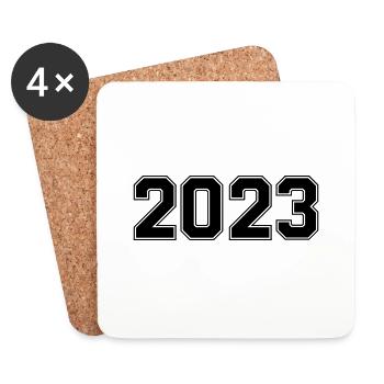 2023 - Coasters (set of 4) - white - Front